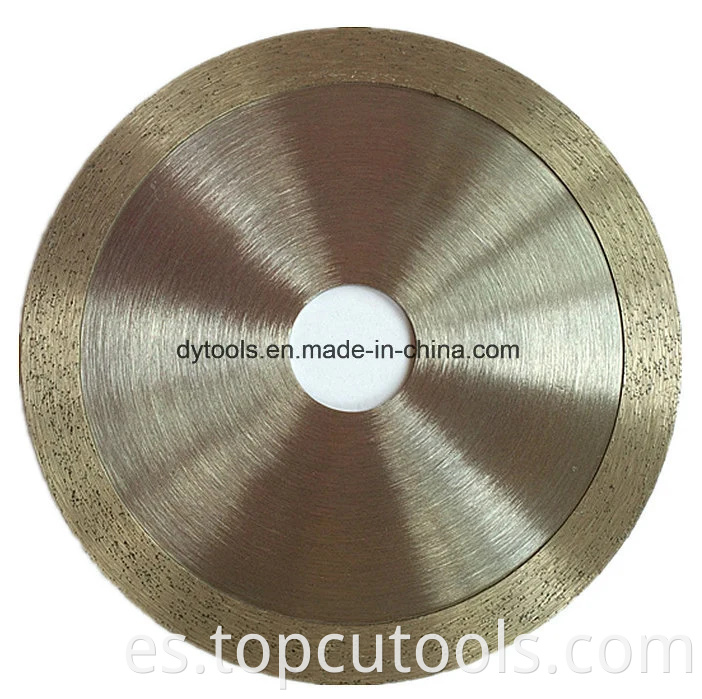 Bordo de cerámica de alto rendimiento Rim Rim Continua Diamond Saw Blade Herramientas Fabricante